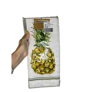 Pantry T.J. Maxx Kitchen Towels Pineapple‎ Set of Four Yellow 18x28